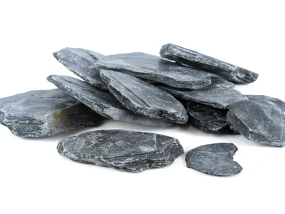 Paillettes d'ardoise noire