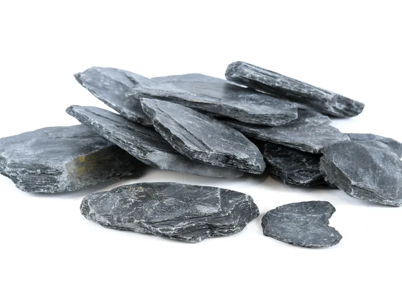 Paillettes d'ardoise noire