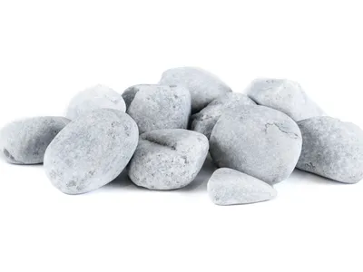 Galets de marbre bleu