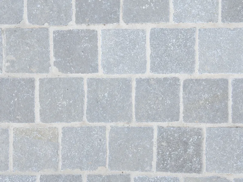 Pavés grès gris finition naturelle